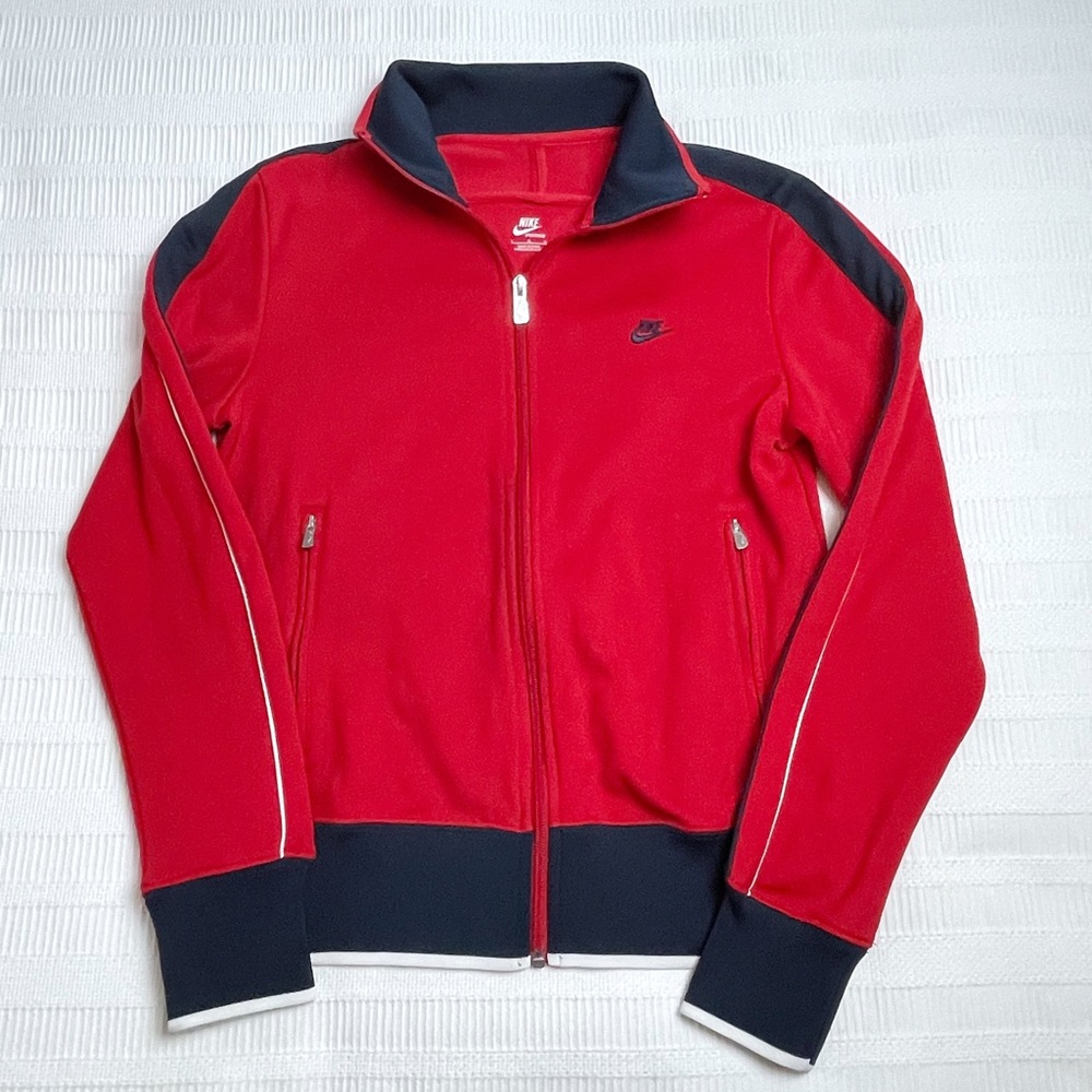 Nike Sportswear Women’s Jacket Large Red White Blue